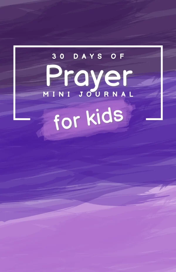 30 Days of Prayer Grief Kids Journal